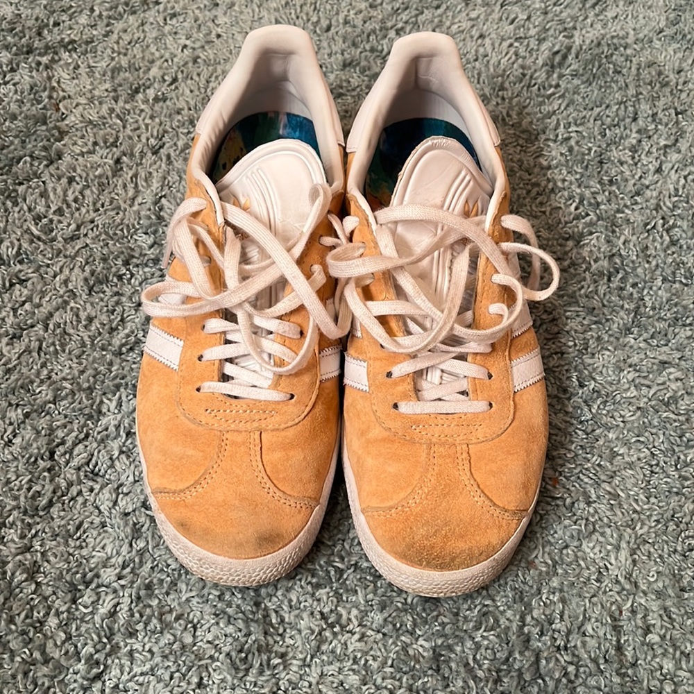 Yellow Adidas Gazelle